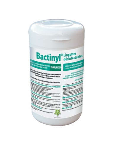 Lingettes bactinyl - nettoyantes - pre desinfectantes et desinfectantes