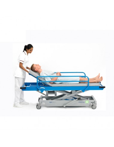 Brancard amagnétique hauteur variable hydraulique déclive 13° Brancard amagnétique hauteur variable hydraulique déclive 13°