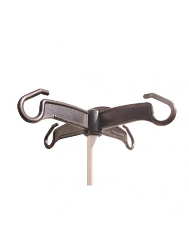 Porte serum IRM amagnétique 4 crochets Porte serum IRM amagnétique 4 crochets