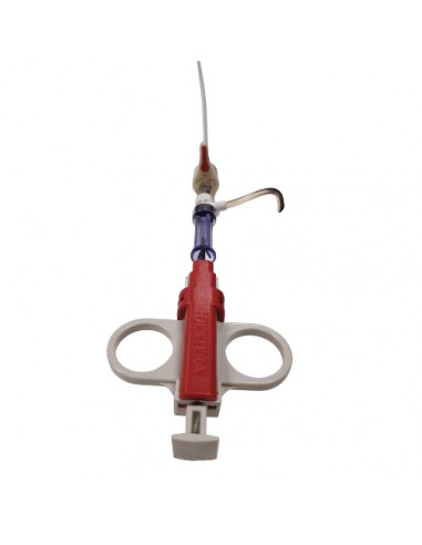 TLab Pistolet de biopsie hépatique transjugulaire 19G avec cathéter droit et courbe TLab Pistolet de biopsie hépatique transjugulaire 19G avec cathéter droit et courbe