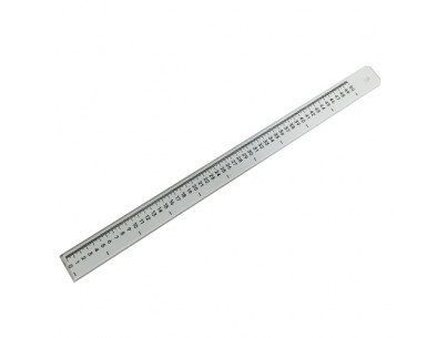Règle en Plexiglas plombé graduée tous les 5 mm - chiffrée tous les 1 cm