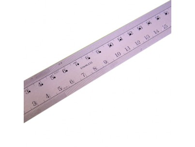 Règle 100cm en inox perforée chaque cm pour la radiologie