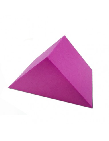 Cale en mousse recouverte triangulaire 18x25x12cm