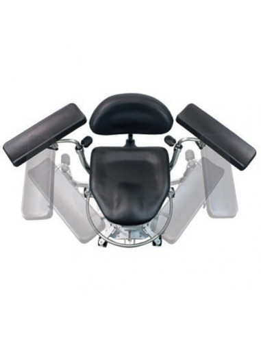 Option accoudoir multi articulé pour chaise de chirurgien Option accoudoir multi articulé pour chaise de chirurgien
