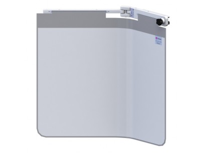 Bas volet anti-x simple articulation sans rail porte accessoires