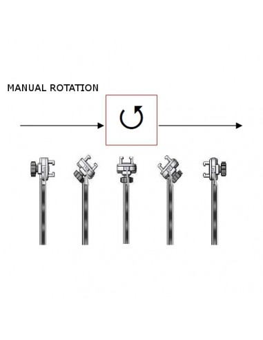 Bavolet anti-x double articulation sans rail porte accessoires Bavolet anti-x double articulation sans rail porte accessoires