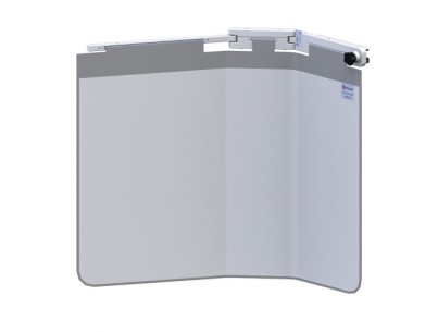 Bavolet anti-x double articulation sans rail porte accessoires