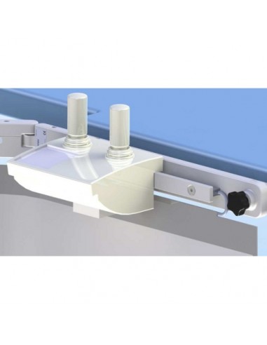 Bavolet anti-x double articulation avec rail porte accessoires avec protection haute rabattable Bavolet anti-x double articulation avec rail porte accessoires avec protection haute rabattable