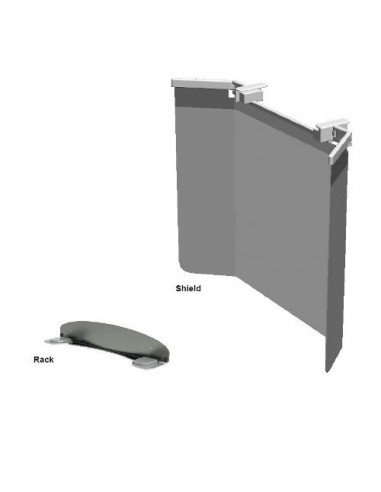 Bavolet anti-x pour tête ou pied de table équipée d'un plan carbone Bavolet anti-x pour tête ou pied de table équipée d'un plan carbone