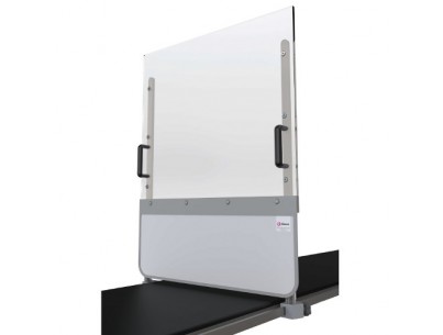 Ecran de protection anti-x pour tables équipées de rails médicaux 25x10