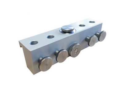 Clameau support 4 accessoires pour tables avec rail 25x10