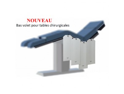 Bas volet anti-x pour table de chirurgie 60cm