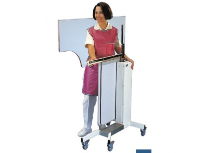 Paravent mobile anatomique écran plombé réglable Eq Pb 0.5mm