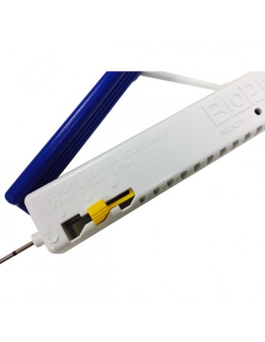 Pistolet automatique BIOPINCE 18G (1,2mm) x 10cm (bte 5) prélèvement 59% PLUS important Pistolet automatique BIOPINCE 18G (1,2mm) x 10cm (bte 5) prélèvement 59% PLUS important