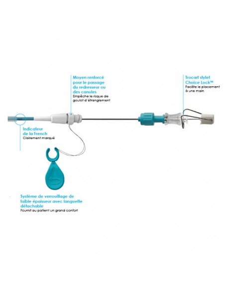 Skater Mini Loop All Purpose drainage catheter 6Fx15cm locking pigtai Accepts .035' guidewire (box 5)
