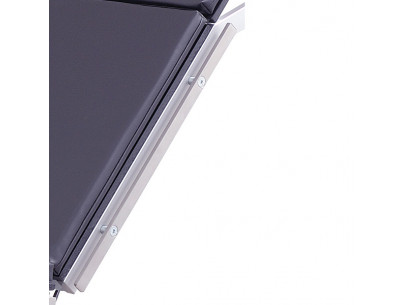 Option pair of medical rails 25x10 for traumatologie stretcher Length 170cm. 25x10 profile