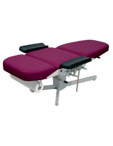 Fauteuil de prélèvement combiné H:520mmrepose jambe & dossier M1 Capacité 200 Kg sellerie anatomique Fauteuil de prélèvement combiné H:520mmrepose jambe & dossier M1 Capacité 200 Kg sellerie anatomique