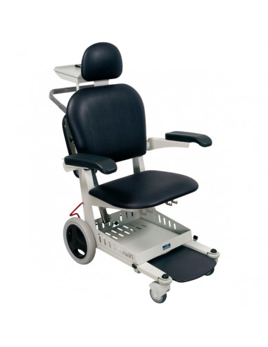 Chaise de transfert SWIFI largeur assise 60cm capacité max 200kg Repose bras et marchepied inclus