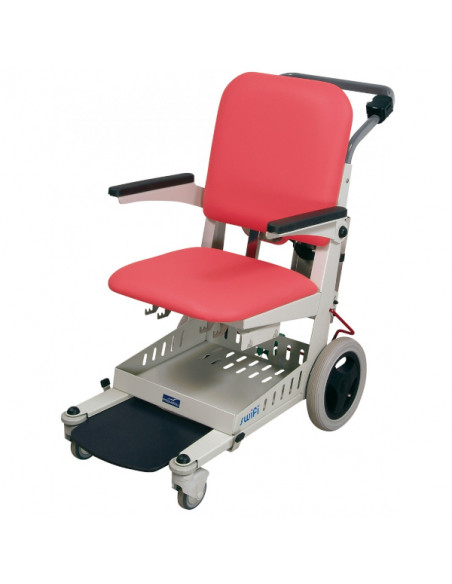 Chaise de transfert SWIFI largeur assise 47cm capacité max 200kg Repose bras et marchepied inclus