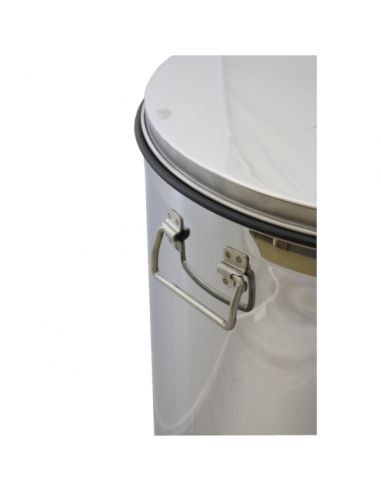 Poubelle à pédale Inox 70 litres Poubelle à pédale Inox 70 litres