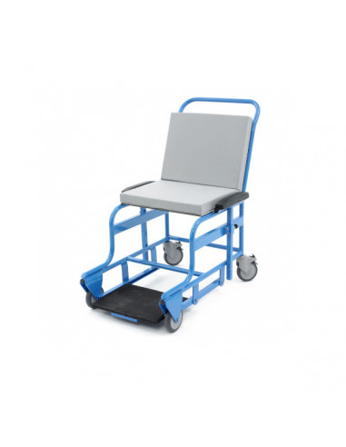 Non magnetic bariatric portering chair - max load capacity 220kg 7 Tesla MR compatible Non magnetic bariatric portering chair - max load capacity 220kg 7 Tesla MR compatible
