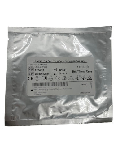 ECG ezPad MRI electrode 70x70mm - size Children S Box of 25 individual blisters ECG ezPad MRI electrode 70x70mm - size Children S Box of 25 individual blisters