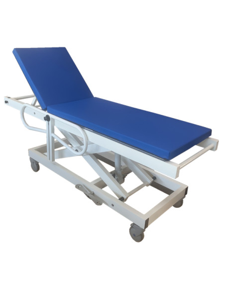 Non-magnetic stretcher with hydraulic adj height for MRI room max. load 180kg