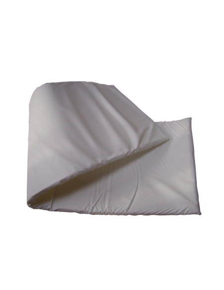 Mattress 180x60x2cm with thermoplastic cover in white pvc