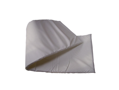 Mattress 200x60x4cm with thermoplastic cover in white pvc