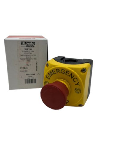 Electrical emergency stop device Electrical emergency stop device