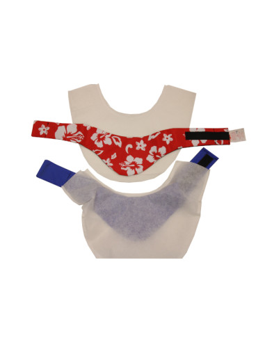 Housse à usage unique pour port du protège thyroïde sans contact bte de 20 housses hygiéniques Housse à usage unique pour port du protège thyroïde sans contact bte de 20 housses hygiéniques