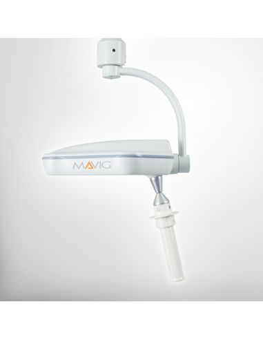 Double bras compensé avec lampe YLED-1F diaphragme réglable 70k lux avec poignée stérilisable et alim. Double bras compensé avec lampe YLED-1F diaphragme réglable 70k lux avec poignée stérilisable et alim.
