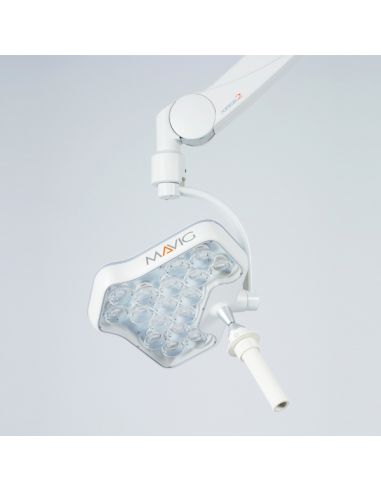 Double arm compensated with LED lamp-YLED-1F 70000 lux With sterilizable handle and power Double arm compensated with LED lamp-YLED-1F 70000 lux With sterilizable handle and power