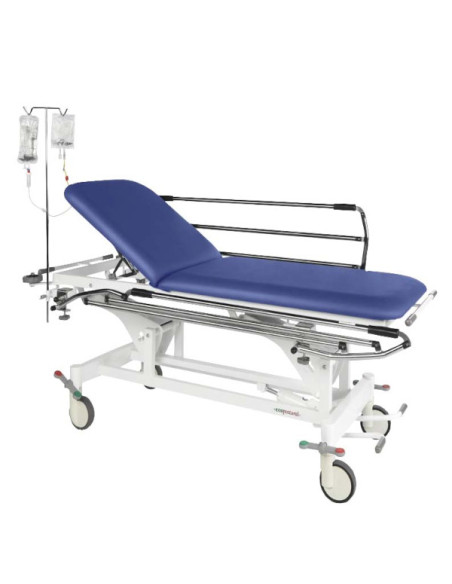 Hydraulic height adjustable Stretcher 198x79x50/90cm Color to be precised