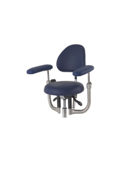 Chaise de chirurgien avec accoudoirs pivotants réglage en hauteur 540-740mm