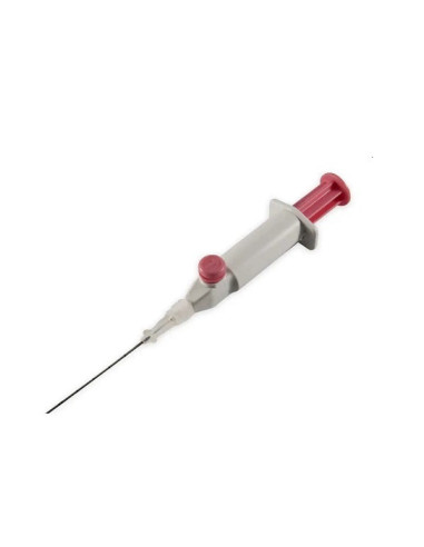 Aiguille Hepashot pour biopsie 18Gx20cm - bte de 10 Utilisation à une main Aiguille Hepashot pour biopsie 18Gx20cm - bte de 10 Utilisation à une main