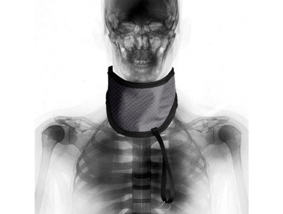 Protège thyroide Strata+ éq pb 0,50 mm - Modèle TSSL Velcro circonférence maxi 62cm