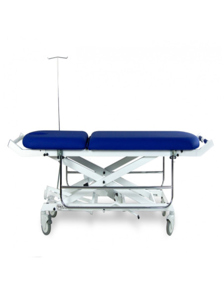 Hydraulic height adjustable stretcher 220x75x59/109 cm Color to be precised