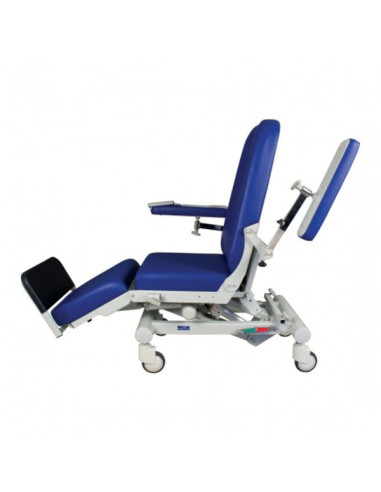 Fauteuil polycare 3 moteurs Dialyse appuis bras combinés +cales pieds Capacité 200 kg - Hauteur 55/84 cm Fauteuil polycare 3 moteurs Dialyse appuis bras combinés +cales pieds Capacité 200 kg - Hauteur 55/84 cm