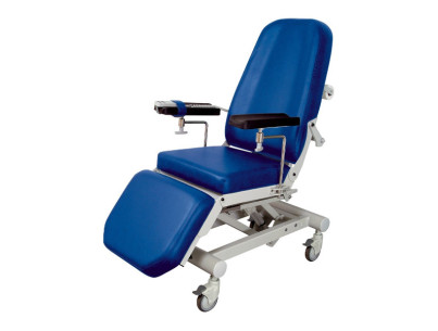 Fauteuil polycare 3 mot Dialyse appuis bras simples sans cale pied Capacité 200 kg - Hauteur 55/84 cm