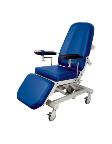 Dyalisis Polycare armchair 3 motors simple arm supports no foot rest Max load 200 kg - Height 55/84 cm