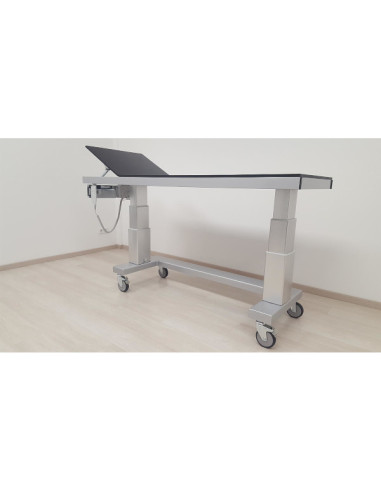 Brancard traumatologie hauteur variable batterie biplan C55 Ht 460 à 860 mm Brancard traumatologie hauteur variable batterie biplan C55 Ht 460 à 860 mm