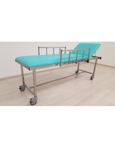 Non magnetic 650mm stretcher fix height with barriers choose height Max load 200 kg - 4 D100mm castors Non magnetic 650mm stretcher fix height with barriers choose height Max load 200 kg - 4 D100mm castors