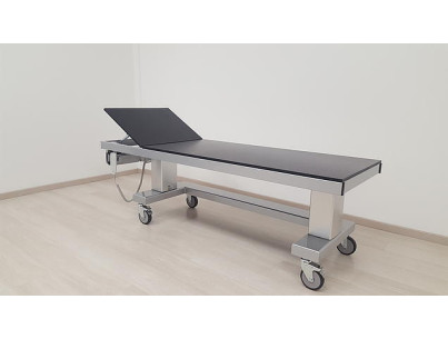 Brancard traumatologie hauteur var batterie pro/declive bi-plan C65 Ht 460 à 860 mm