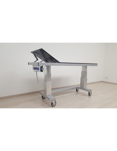 Battery height adj traumatology stretcher tilt adj 2 sections C65 Height 460 to 860mm Battery height adj traumatology stretcher tilt adj 2 sections C65 Height 460 to 860mm