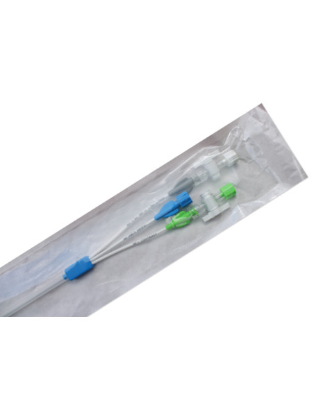 HSG catheter 3 ways flexible and malleable 230mm CH8 with balloon Box of 5 - Sterile EO