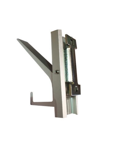 Solid aluminium wall hanger - W 35 x H 105mm - max load 12kg Invisible wall mounting Solid aluminium wall hanger - W 35 x H 105mm - max load 12kg Invisible wall mounting