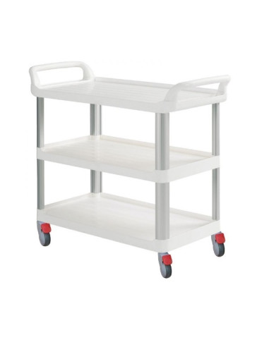 Non-magnetic trolley 3 shelves 111x50cm Delivered disassembled