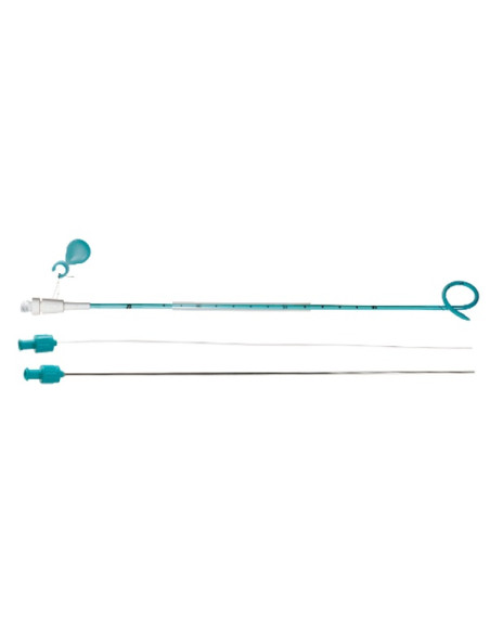 Nephrostomy kit 8F dilat 6F 8F cath 8Fx35cm (box of 5) Male/locking funnel