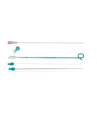 Nephrostomy kit 8F Amplatz 0,35x90cm dilat 6F 8F cath 8Fx35cm Non locking (Box of 5)